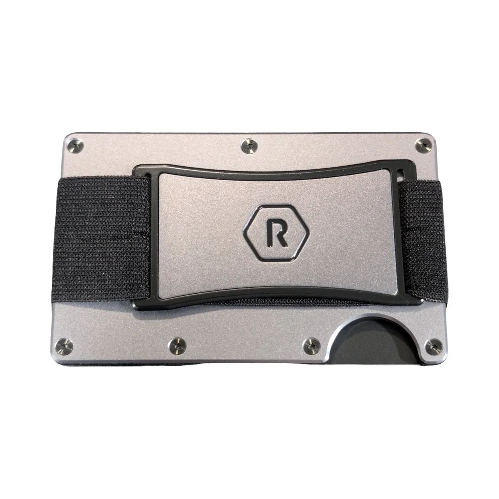 Qq2o The Ridge RFID Wallet for Magsafe W/ Cash Strap - Gunmetal Open Box Read⬇️